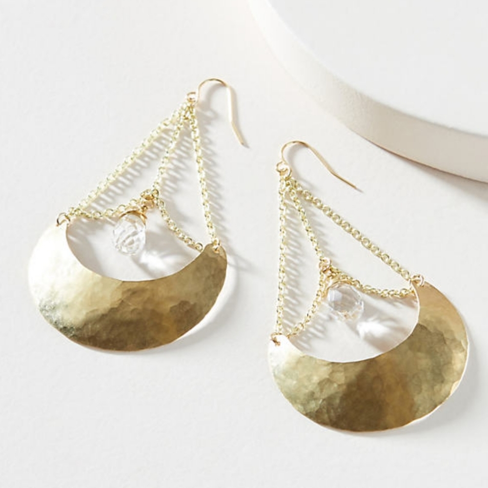Anthro Nashelle Coretta Drop Earrings NWT